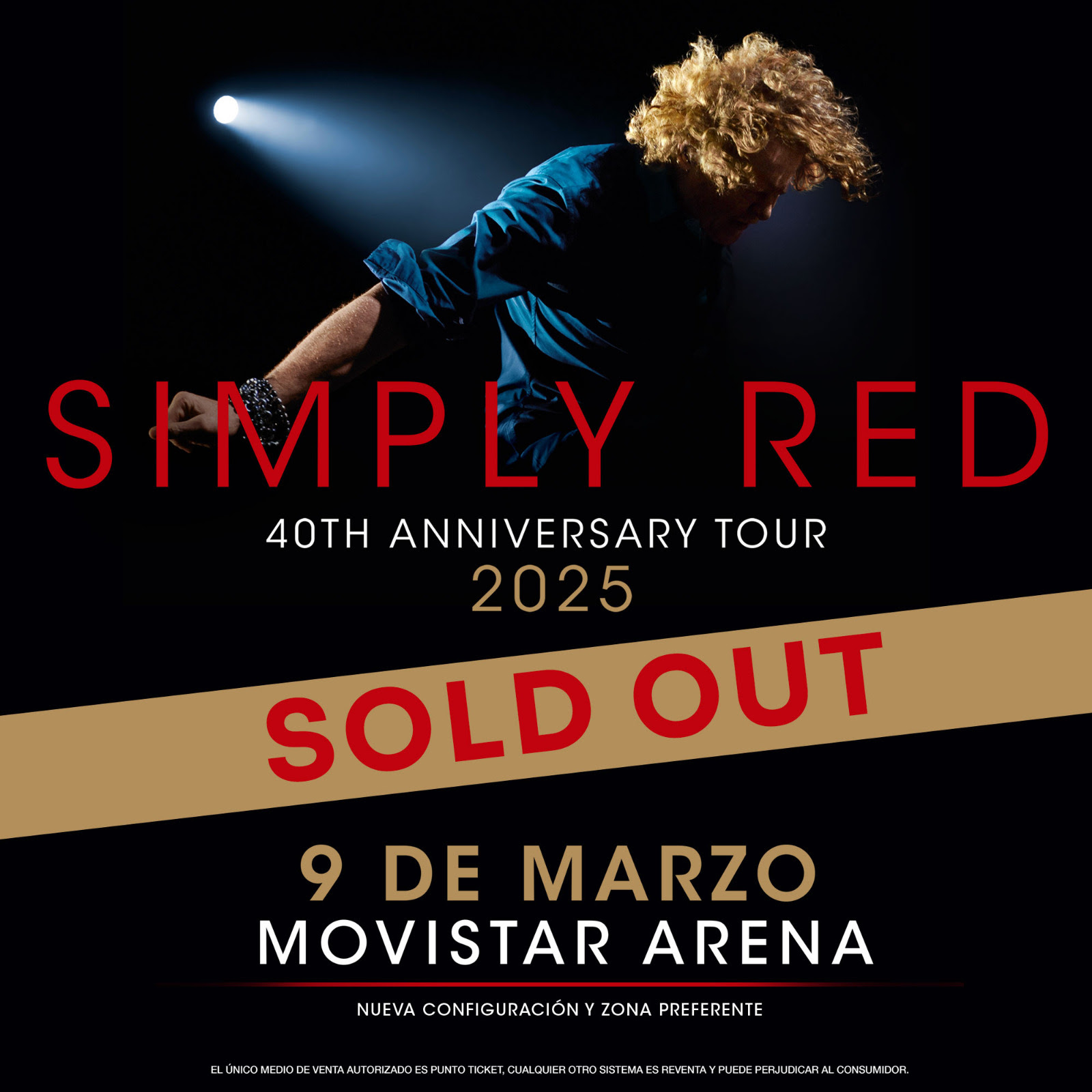 Simply Red tercer show en Chile