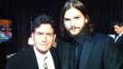Charlie Sheen y Asthon Kutcher cara a cara en los Emmy