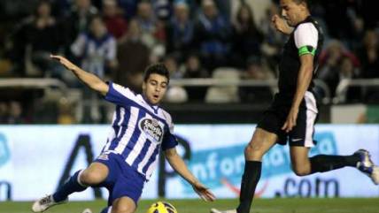 Deportivo La Coruña sorprendió a Málaga en la jornada 18 del fútbol español