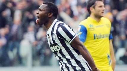 Kwadwo Asamoah abrió la cuenta para Juventus sobre Chievo Verona en Turín
