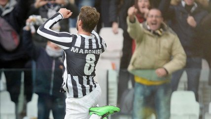 Claudio Marchisio marcó el segundo tanto de Juventus sobre Chievo Verona
