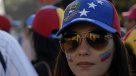 Venezolanos en Chile se manifestaron con una cadena humana