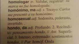 "Sodomita, pederasta e invertido", los significados de homosexual que generaron la nueva polémica.