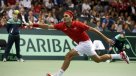 Roger Federer dio el primer punto para Suiza en semifinales de Copa Davis