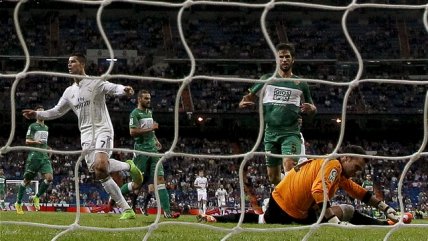 El festín de Cristiano Ronaldo en goleada de Real Madrid ante Elche