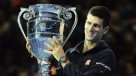 Novak Djokovic recibió su trofeo como número uno del mundo