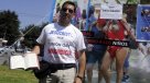 Evangélico Javier Soto protestó contra el Movilh en afueras del Congreso