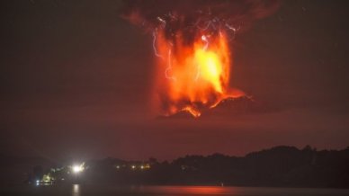 La erupción del Volcán Calbuco