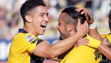 El golazo de Cristóbal Jorquera para Parma ante Napoli
