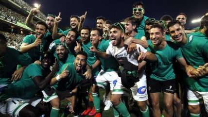 Real Betis de Lorenzo Reyes celebró el ascenso a la Primera División