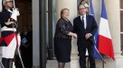 Michelle Bachelet se reunió con François Hollande en París