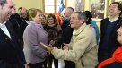 Michelle Bachelet compartió con albergados del Hogar de Cristo
