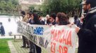Estudiantes de la Cones y la Confech protestaron en sede de la CPC