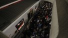 Protesta de trabajadores del Transantiago causó suspensión en servicio de Metro