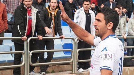 Ex delantero de La Serena fue recibido con insultos en su nuevo club Zaragoza