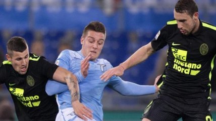 Lazio goleó a Hellas Verona en una nueva jornada de la Serie A de Italia