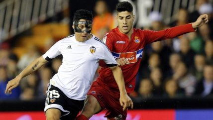 Valencia superó a Espanyol por la fecha 24 de la liga española