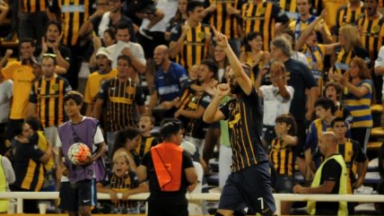 El agónico gol de Marcelo Larrondo para el empate de Rosario Central con Nacional