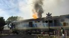 Incendio en un tren dejó varios heridos en Buenos Aires