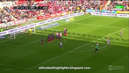 El triunfo agónico de Sporting Gijón sobre Atlético Madrid
