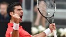 Novak Djokovic derrotó a Rafael Nadal y se instaló en semifinales en Roma