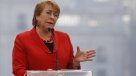 Bachelet: Es tarea de cada uno de nosotros recobrar la confianza de las personas