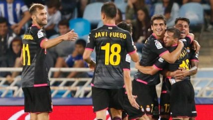 Pablo Piatti anotó un golazo en el empate de Espanyol ante Real Sociedad