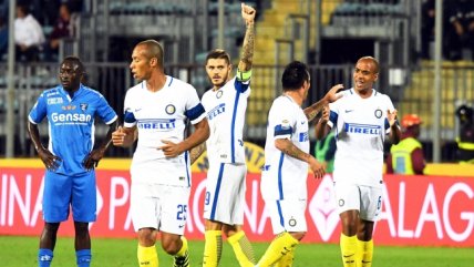 Inter de Milán derrotó a Empoli con dos goles de Mauro Icardi