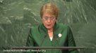 Bachelet ante la ONU: El malestar de los ciudadanos es expresión de una desilusión