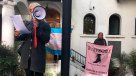 La protesta de transexuales en la sede de la UDI
