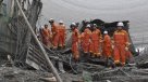 13 detenidos por derrumbe de obra que causó 74 muertos en China