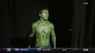 Luchador de la UFC pintó su cuerpo como Hulk para un pesaje