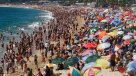 Reñaca: turistas repletan playas luego de Año Nuevo