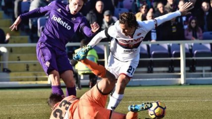 El intenso empate entre Genoa de Pinilla y Fiorentina en el Estadio "Artemio Franchi"