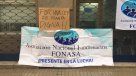 Trabajadores de Fonasa comenzaron un paro nacional