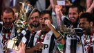 La celebración de Juventus tras quedarse con la Copa Italia