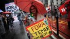 Manifestantes pidieron salida de Temer y elecciones directas en todo Brasil