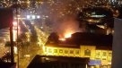 Incendio afectó a tradicional Mercado Cardonal de Valparaíso