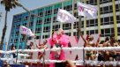 La fiesta en el desfile del Orgullo Gay en Israel