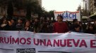 Incidentes empañaron marcha Confech en Santiago