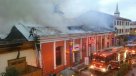 Incendio afectó a locales comerciales en el centro de La Serena