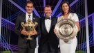 Roger Federer y Garbiñe Muguruza celebraron con sus títulos en la fiesta oficial de Wimbledon