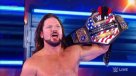 AJ Styles recuperó el título de los Estados Unidos en Smackdown Live