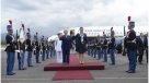 Presidenta Bachelet fue recibida con honores en su llegada a Honduras