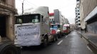 Camioneros se manifestaron en Valparaíso \