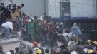 Intensas labores de rescate se desarrollan entre los escombros tras el terremoto en México