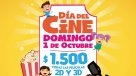 Este domingo se celebrará el Día del Cine con entradas desde 1.500 pesos
