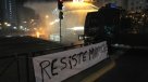 Incidentes tras manifestación en Santiago en apoyo a comuneros mapuche