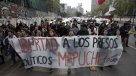 Santiago y Concepción protestan en defensa de los comuneros en huelga de hambre