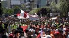 La masiva marcha de los portuarios en Concepción